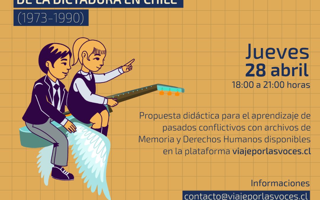 Jornada de formación docente en línea: Viaje por las voces de la dictadura en Chile